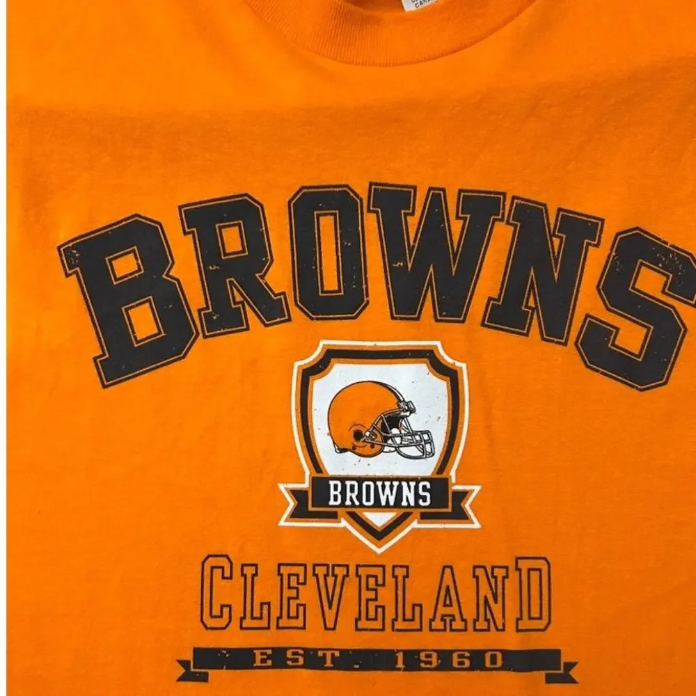 Cleveland Browns Vintage NFL Sports Illustrated Orange shirt Size XL